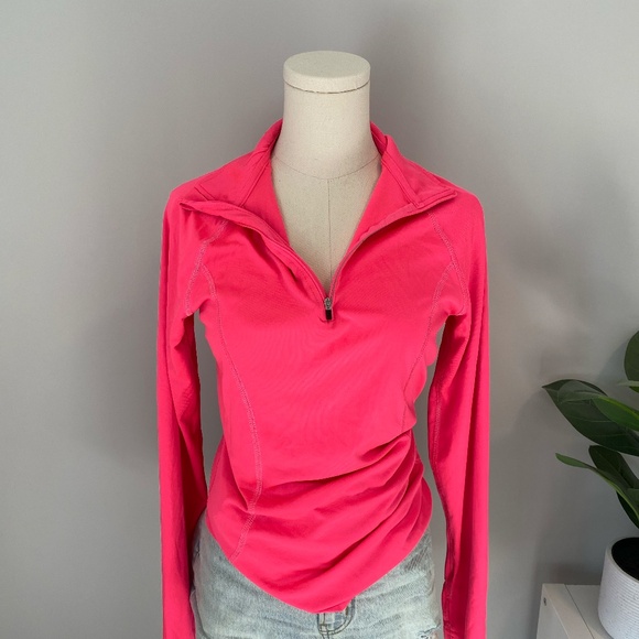 DANSKIN Pink Quarter Zip | Workout Athletic Wear - Picture 4 of 6